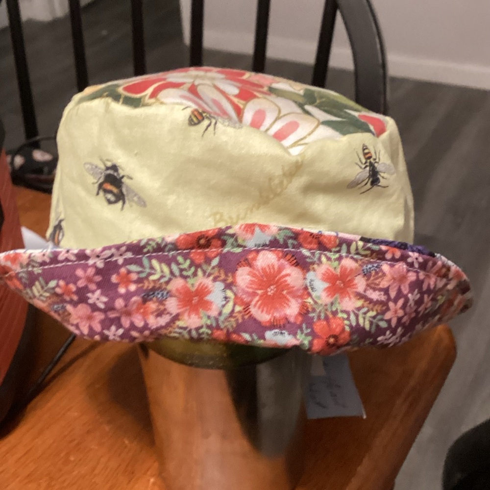 XS Secret Heart Bee in Your Bonnet Baby or Doll Sun Hat Sunny Yellow Orange